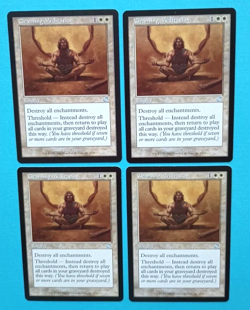 Magic the Gathering MTG Torment CLEANSING MEDITATION X 4 LP/EX U 2002 Nice! - Image 2