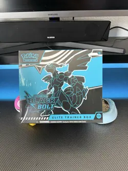 Pokemon TCG: Black Bolt Factory Sealed Elite Trainer Box - Image 1