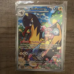 Iono's Killowattrel 163/159 Pokemon Journey Together Illustration Rare TCG Card - Image 1