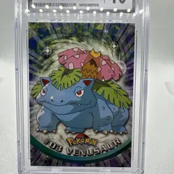 CGC 10 Venusaur #03 Topps 1999 Pokemon Third Print Series 1-3 CGC 10 Gem Mint - Image 3