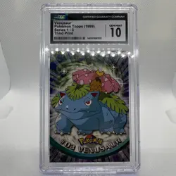 CGC 10 Venusaur #03 Topps 1999 Pokemon Third Print Series 1-3 CGC 10 Gem Mint - Image 4
