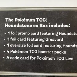 Pokemon TCG Houndstone ex Box Factory Sealed - Image 3