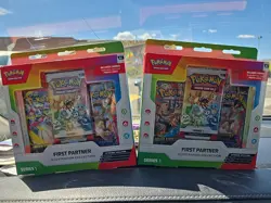 2 X Pokemon TCG First Partner Illustration Collection Series 1 - Image 1