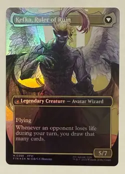 Kefka, Court Mage Borderless Foil 398 - Mythic - Final Fantasy MTG - Image 2