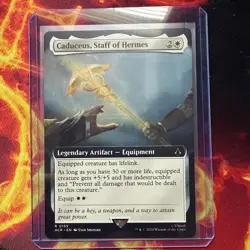 Caduceus, Staff of Hermes 0155 Extended Art Assassin's Creed ACR MTG NM - Image 1