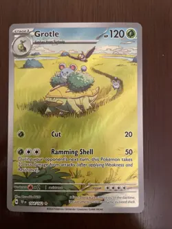Pokemon TCG Grotle 164/162 Temporal Forces Holo Illustration Rare - Image 1