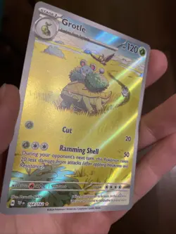 Pokemon TCG Grotle 164/162 Temporal Forces Holo Illustration Rare - Image 3