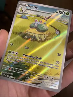 Pokemon TCG Grotle 164/162 Temporal Forces Holo Illustration Rare - Image 4