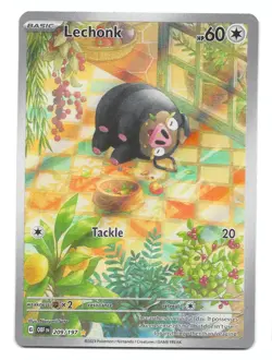 Lechonk 209/197 SV03: Obsidian Flames Holo Pokemon TCG - NM - Image 1