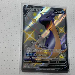 Pokemon Lapras V Shiny Holo Rare Shining Fates: Shiny Vault SV110/SV122 NM - Image 2