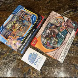 Pokemon Mega Kangaskhan EX Box + Mabosstiff EX Box Factory Sealed New Bundle - Image 3