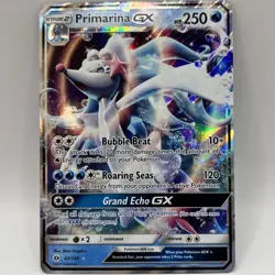 Primarina GX Ultra Rare Holo SM Base Set 42/149 NM Pokemon TCG - Image 1