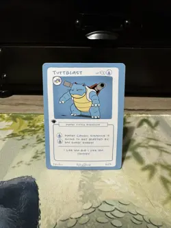 Turtblast (Blastoise) 6/25 - 1st Edition Pokederp First Print Fan Art - Pokemon - Image 1