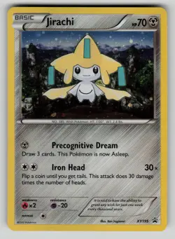 Jirachi - XY195 XY Promo Pokemon Holo LP - Image 1