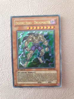 YUGIOH DESTINY HERO DREADMASTER ULTRA RARE EOJ-EN004 1ST ED NM - Image 1
