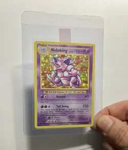 Nidoking 45/108 (MP) Holo Rare XY Series: Evolutions 2016 Pokemon Card TCG - Image 3