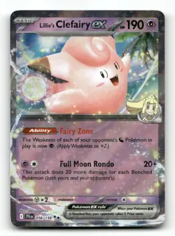 Lillie's Clefairy ex 056/159 - Journey Together - Pokemon Card NM/M - Image 1