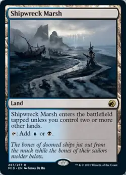 MTG English Shipwreck Marsh NM Normal Innistrad: Midnight Hunt - Image 1