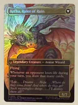 Kefka, Court Mage Borderless Foil 322 - Mythic - Final Fantasy MTG - Image 2