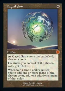 Caged Sun - Retro Frame BRO LP MTG - Image 1