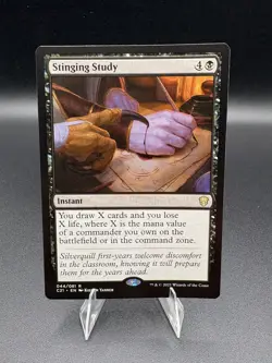 Magic the Gathering Stinging Study Commander 2021 #44 - Image 1