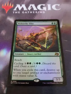 Mtg. 2x Webstrike Elite. Foil. Aetherdrift. Pack Fresh - Image 1