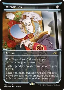 1x Mirror Box - Foil Showcase NM Eng MTG - Kamigawa: Neon Dynasty - Image 1