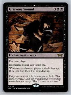 Grievous Wound - #102 - Duskmourn: House of Horror Rare - Near Mint or Better - Image 1