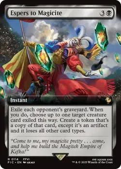 Espers to Magicite Extended Art 0114 MTG Commander FINAL FANTASY Rare NP - Image 1