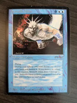 1994 Arabian Nights Serendib Djinn ~ Vintage MTG/Magic ~ LP Condition - Image 1