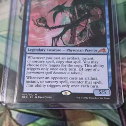 Jin-Gitaxias Progress Tyrant Kamigawa Neon Dynasty Mythic Blue Legendary 5/5 MTG - Image 1
