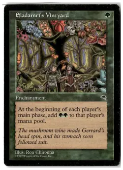 MTG Eladamri's Vineyard - Tempest Moderately Played English - Image 1