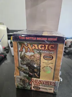 Vintage Magic The Gathering Starter Level Deck Display – 6 Sealed Decks w/CD-ROM - Image 1