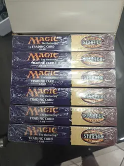 Vintage Magic The Gathering Starter Level Deck Display – 6 Sealed Decks w/CD-ROM - Image 2