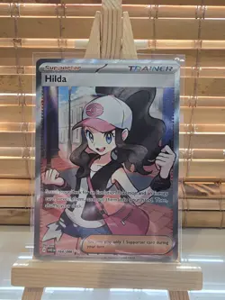 Hilda 164/086 FA Trainer - WHT EN White Flare Pokemon - NM/M - Image 1