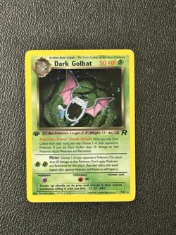 Dark Golbat 1st Edition Rocket Holo 7/82 Pokemon - Image 1