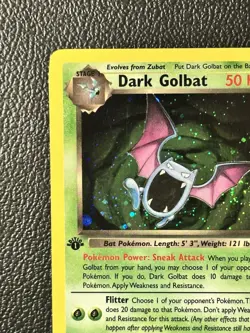 Dark Golbat 1st Edition Rocket Holo 7/82 Pokemon - Image 3