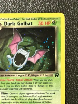 Dark Golbat 1st Edition Rocket Holo 7/82 Pokemon - Image 4