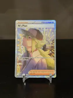 Pokemon N's Plan Sv: Black Bolt Special Illustration Rare Holo Trainer 170/086 - Image 1