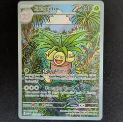 Pokemon Exeggutor Stage 1 Holo Illustration Rare Me01 135/132 HP140 Stomping Wo… - Image 1