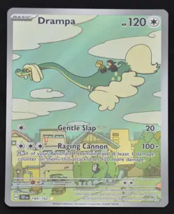 Drampa 184/162 Temporal Forces Near Mint Illustration Rare Pokemon - Image 2