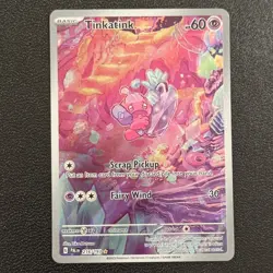 Pokemon Tinkatink Illustration Rare Full Art Holo SV: Paldean Fates 216/193 60HP - Image 1