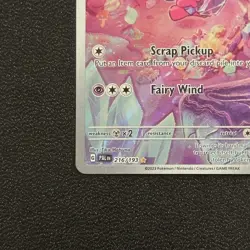 Pokemon Tinkatink Illustration Rare Full Art Holo SV: Paldean Fates 216/193 60HP - Image 5