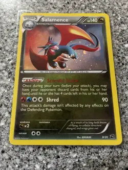 Pokemon TCG Salamence Dragon Vault 8/20 Holo Rare - Image 1
