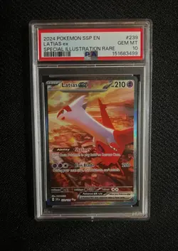 Pokemon 2024 Latias ex 239/191 SIR Surging Sparks - Image 1