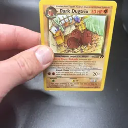 Pokemon Dark Dugtrio Non Holo Rare Team Rocket 23/82 LP/NM -c - Image 3