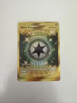 Pokemon TCG Warp Energy 123/111 SM Crimson Invasion Secret Rare Holo NM - Image 1