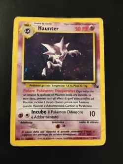 Pokemon - Haunter Holo Unlimited 6/62 Fossil 🇮🇹 ITA PO - Image 1
