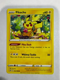 Pokemon Pikachu 052/196 Lost Origin Normal - Image 1