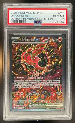 Oricorio ex 2025 Pokemon MEP Black Star Promos #024 PSA 10 - Image 1